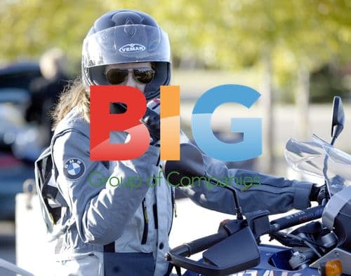 Brad Pitt and Angelina Jolie Ride Motorbikes