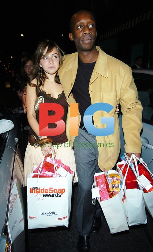 Louisa Lytton and Joseph Kpobie at Inside Soap Awards 2005