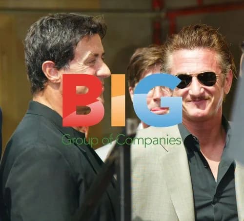 Stallone and Penn at Walk of Fame Ceremony