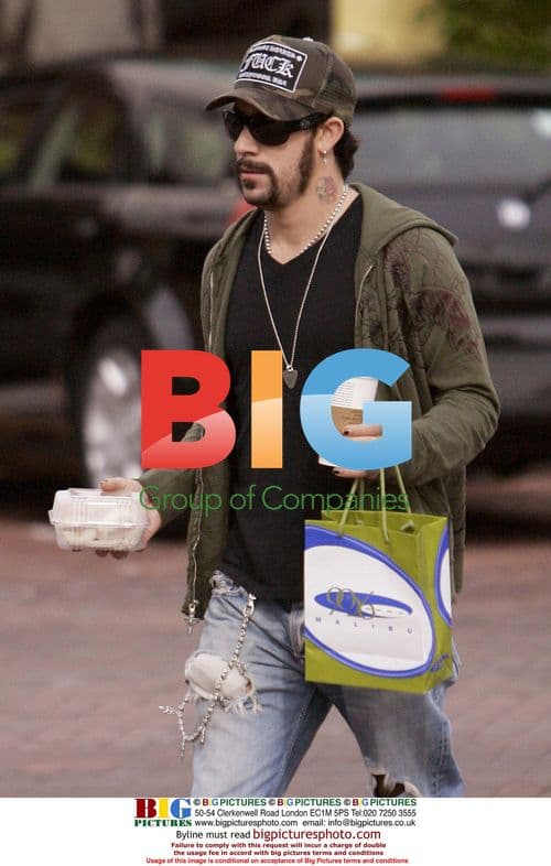 AJ McLean Grabs a Bite in Malibu