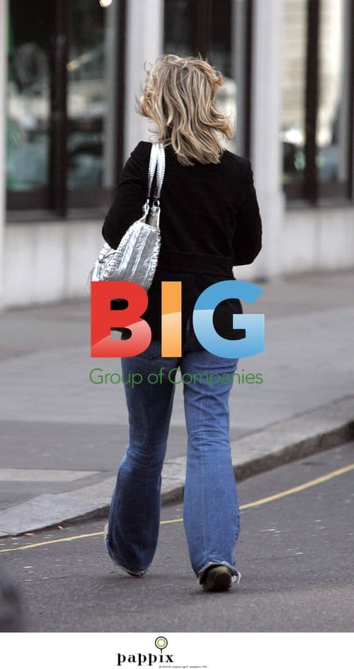 Model Nicola Formby out in North London