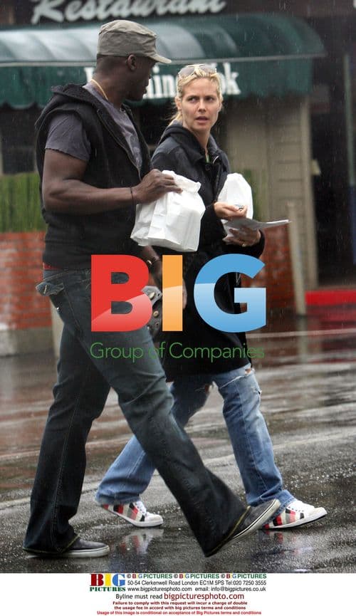 Heidi Klum and Seal out in Beverly Glen