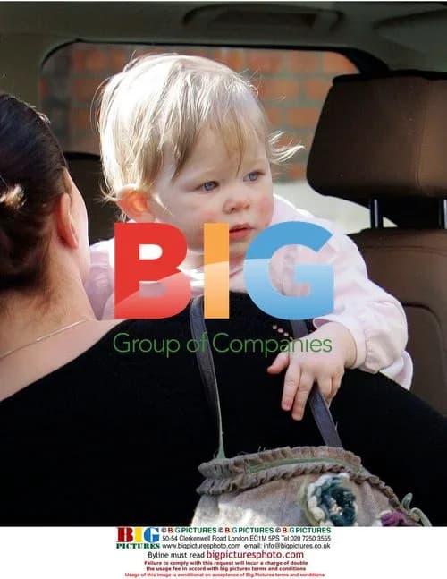 Claudia Schiffer with kids at birthday party