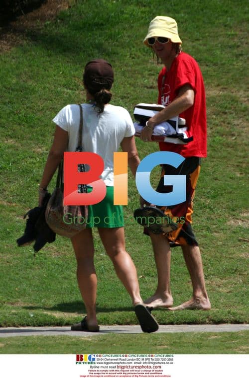 Lisa Marie Presley and Husband on Hawaiian Beach