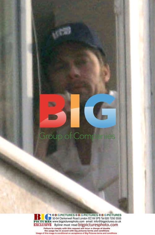Brad Pitt Smoking in Posh Paris Apartment