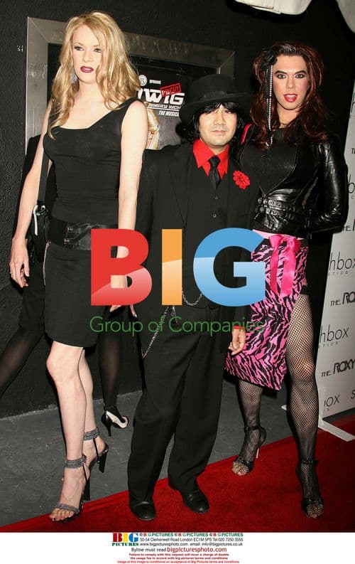 Bijou Deluxe, Tony Subio and Kelly Mantle at Hedwig Musical Opening