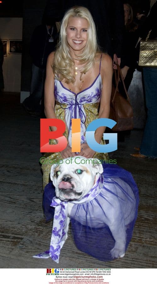 Beth Ostrosky with 'Bianca' at 'Paws For Style'