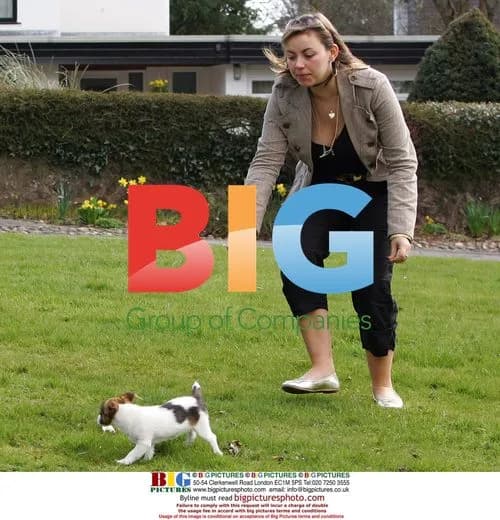 Charlotte Church with Jack Russell
