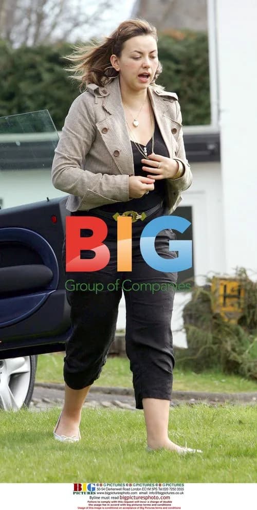 Charlotte Church chases dog after driving lesson