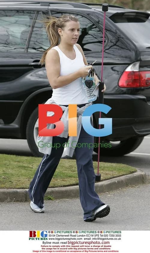 Coleen McLoughlin Leaving Gym