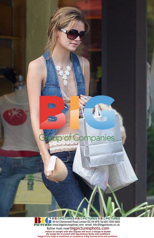 Mischa Barton Buys Puppy Clothes