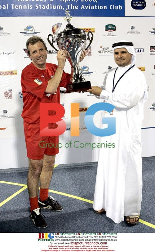 Alan Kennedy at Dubai Masters Football Cup