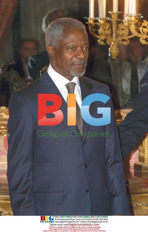 Spanish Royals Meet UN Secretary General