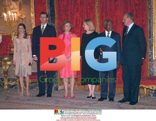 Spanish Royals Host UN Secretary General