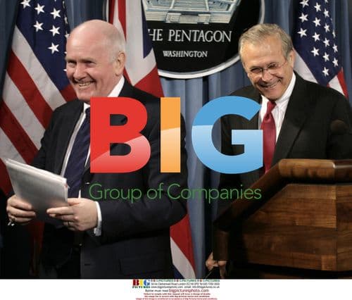 Defense Secretaries Leave Pentagon Briefing