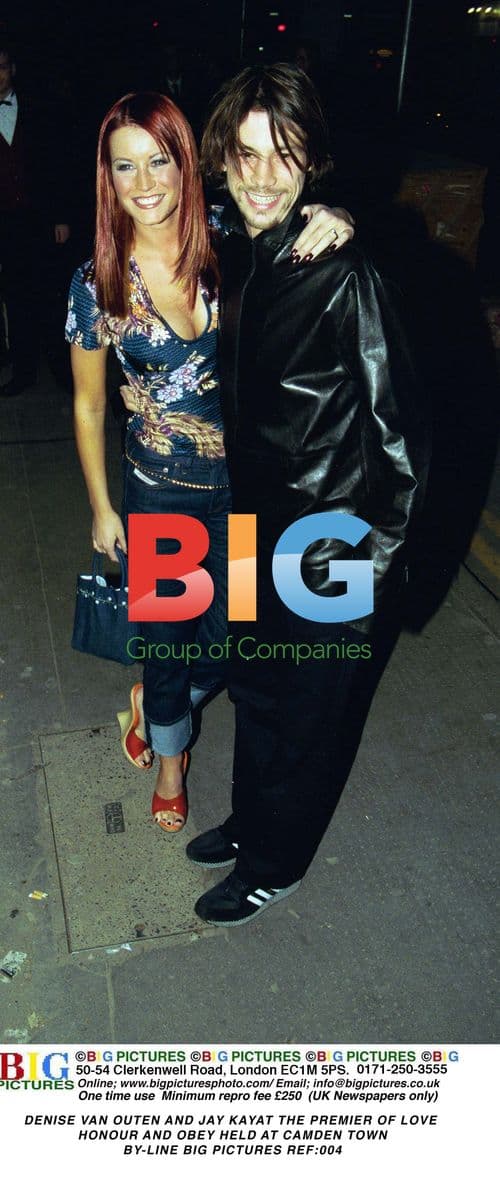 Denise Van Outen and Jay Kayat at 'Love Honour and Obey' Premiere