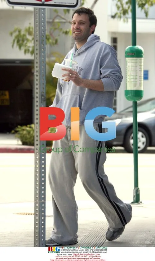 Ben Affleck getting coffee in Brentwood