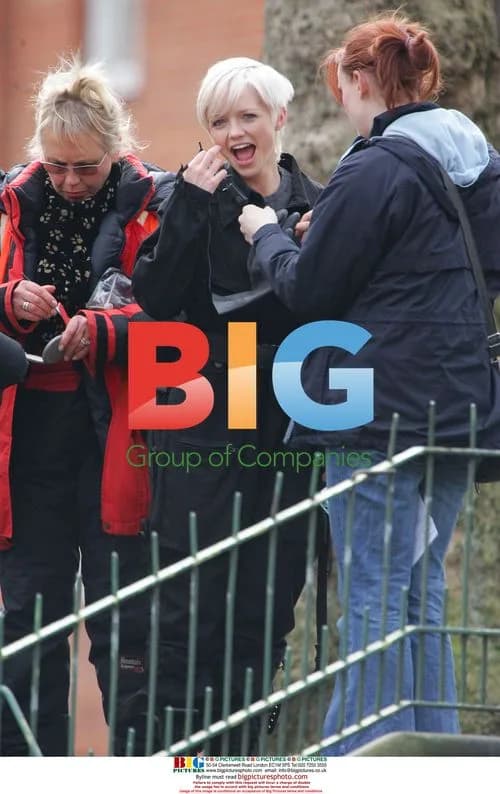 Hannah Spearritt on 'Primaeval' Set