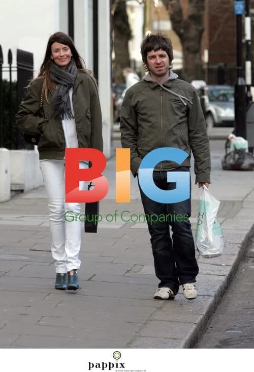 Noel Gallagher with girlfriend in North London