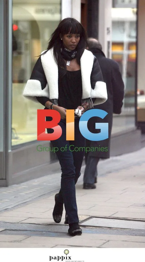 Naomi Campbell out shopping in London