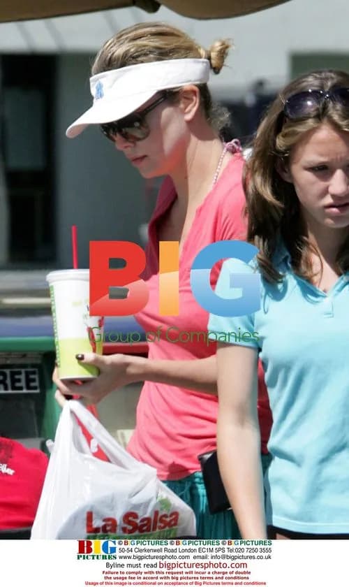 Charlize Theron Leaving La Salsa