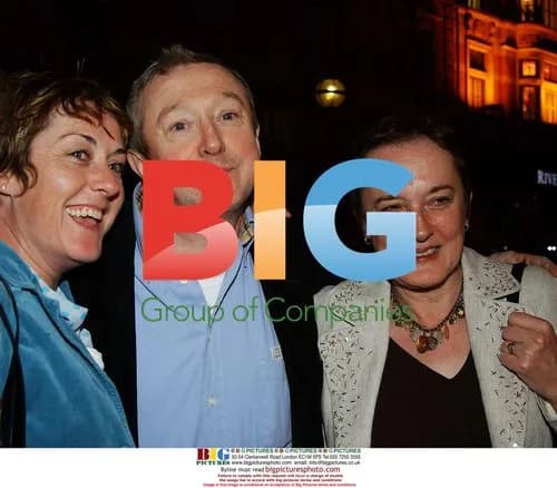 Louis Walsh and sisters at Lillies Bordello