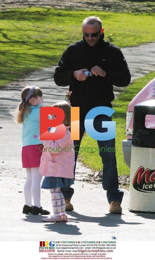Kerry Katona and Family at Local Park