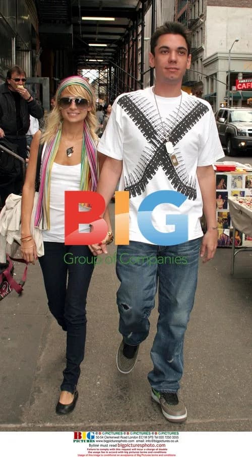 Nicole Richie and DJ AM in Soho