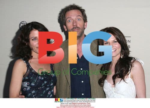 LISA EDELSTEIN, HUGH LAURIE and JENNIFER MORRISON at "House" event