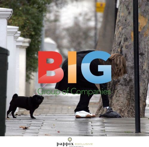 Rebecca Loos Walks Dog in London