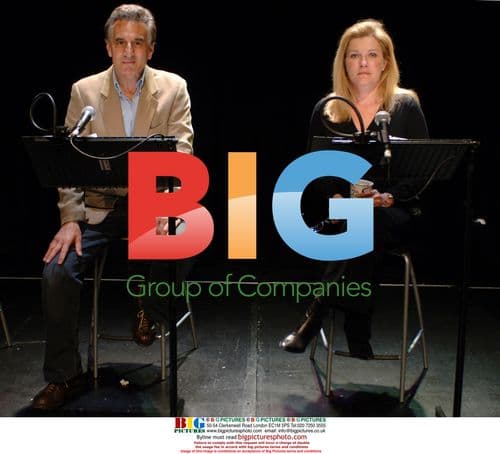 Henry Goodman and Kate Mulgrew at The Exonerated photocall