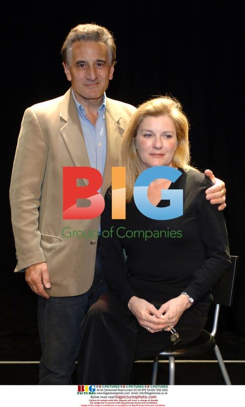 Henry Goodman and Kate Mulgrew at The Exonerated photocall