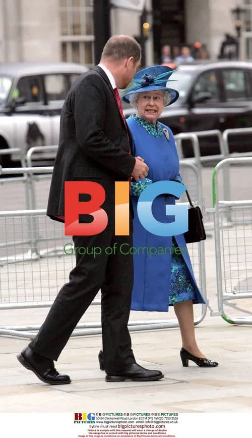 The Queen and Prince Philip visit BBC