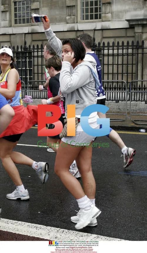 Jade Goody at the 2006 London Marathon