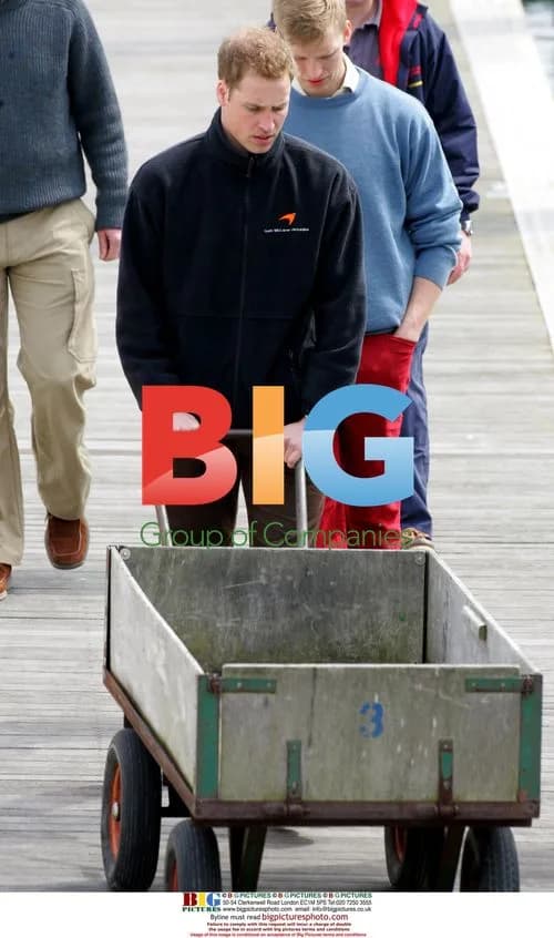Prince William Carrying Supplies