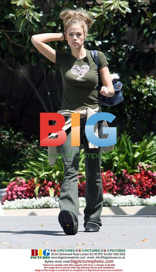 Denise Richards Visits Medical Center