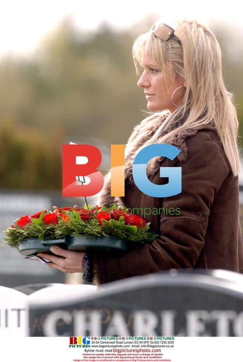 Alex Best visits George Best's grave