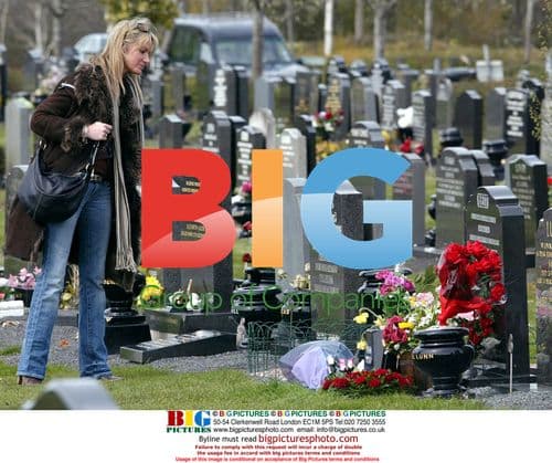 Alex Best Visits George Best's Grave