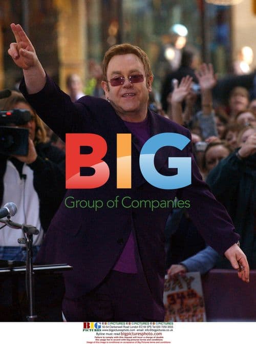 Elton John Performs on The Today Show