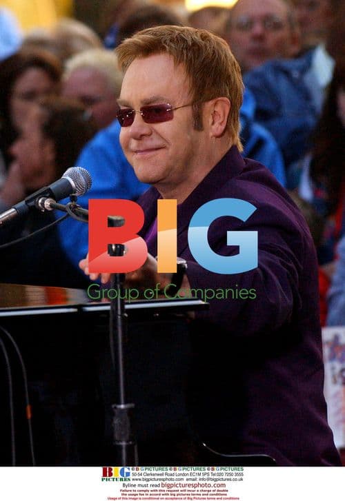 Sir Elton John Performs on Today Show