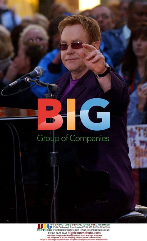 Sir Elton John Performing on The Today Show