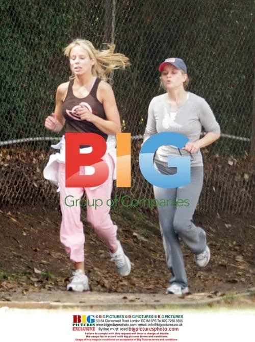 Reese Witherspoon Jogging in Brentwood