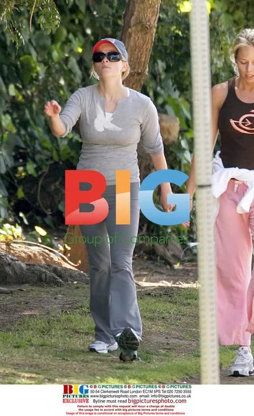 Reese Witherspoon Jogging in Brentwood