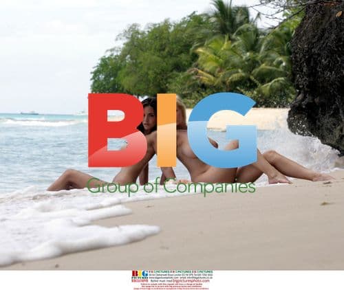 Glamour Models in Caribbean Photoshoot