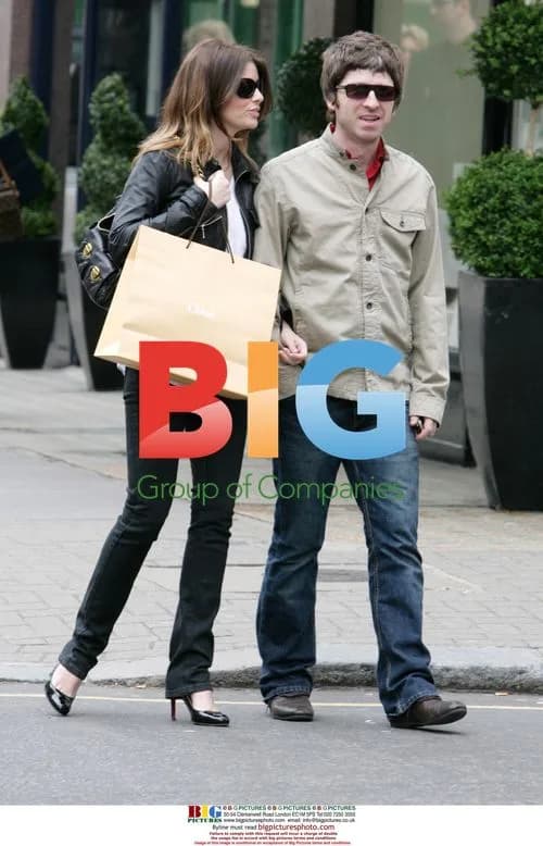 Noel Gallagher and Sara MacDonald Shopping