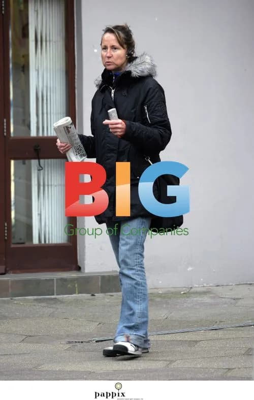 Carol McGiffin Goes for Walk in London