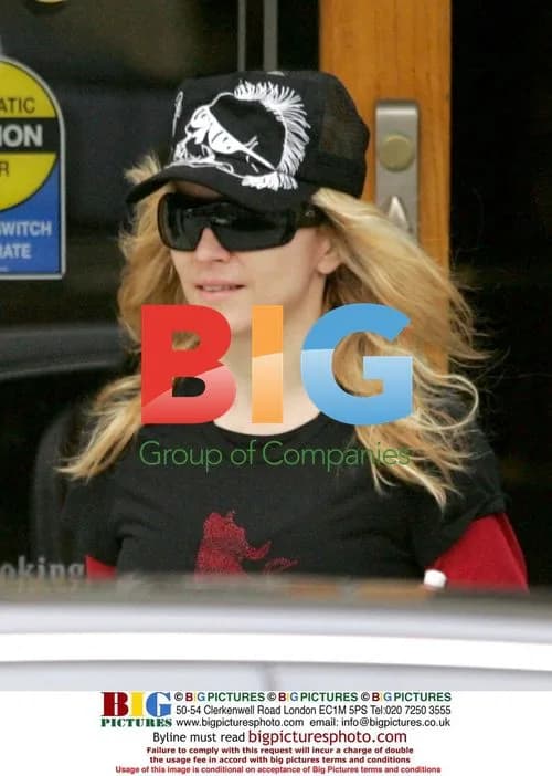 Madonna Wears Ed Hardy Hat in Beverly Hills