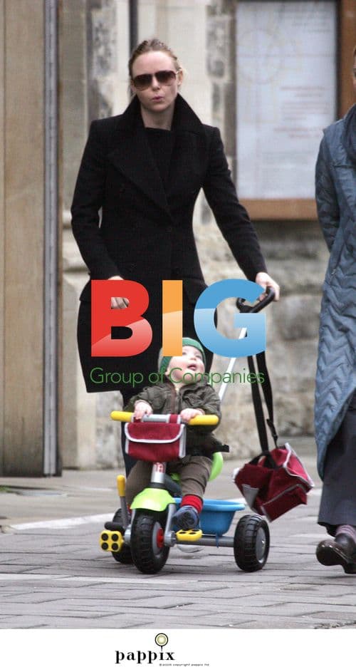 Stella McCartney Takes Baby Miller on Stroll