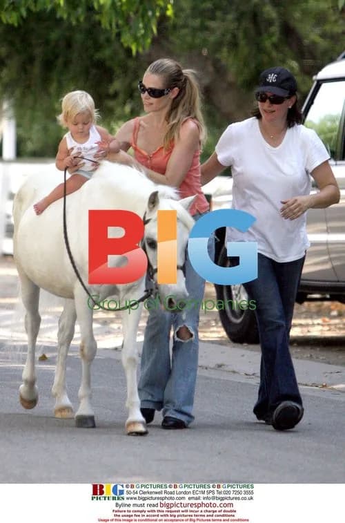 Denise Richards Bonds with Horses at New Home