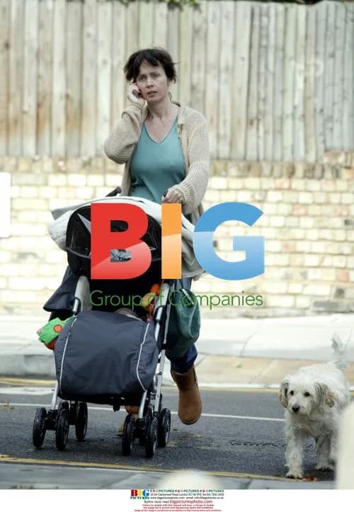 Lysette Anthony Out with Baby and Dog